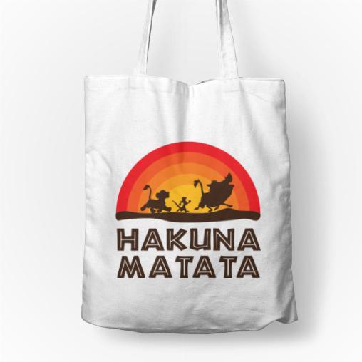 Hakuna Matata White torba bawełniana