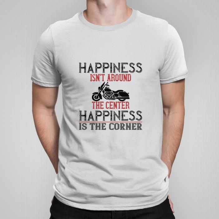 Happiness is the corner koszulka męska