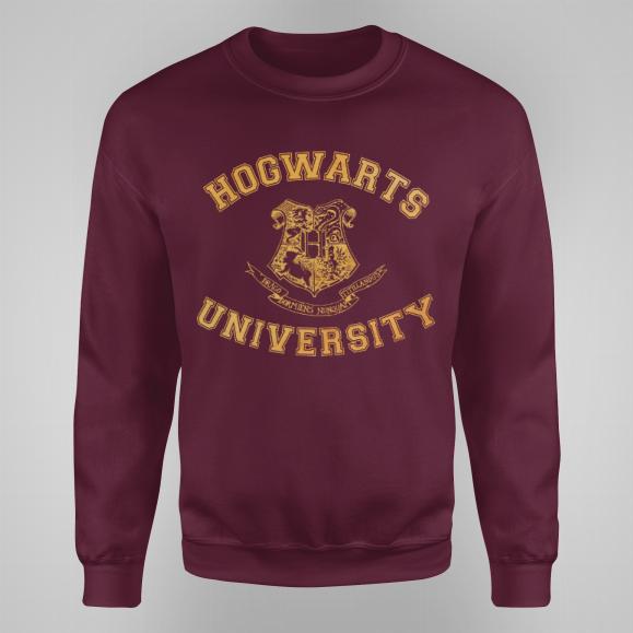 Hogwarts University gold bluza męska bez kaptura