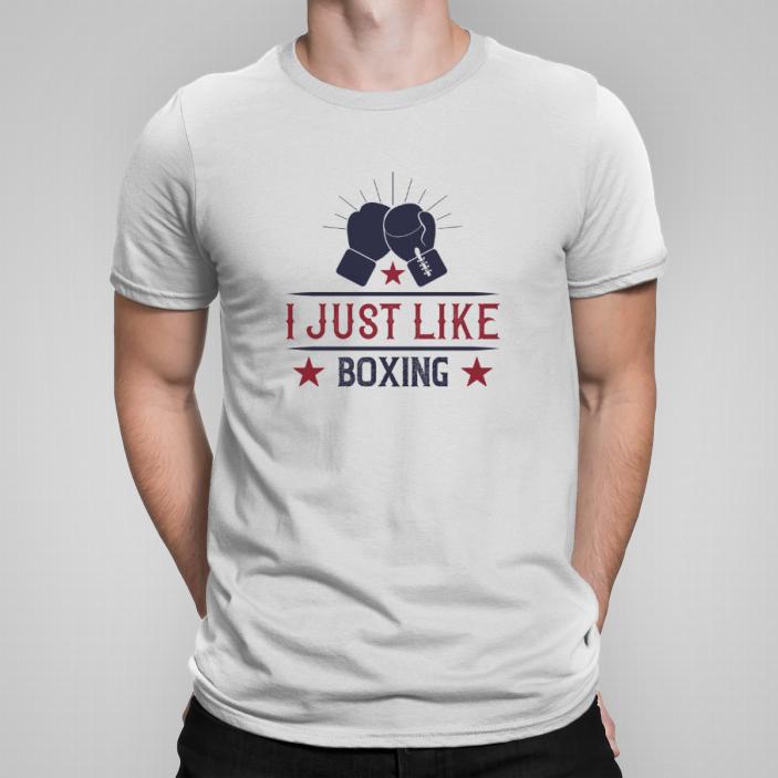 I just like boxing koszulka męska