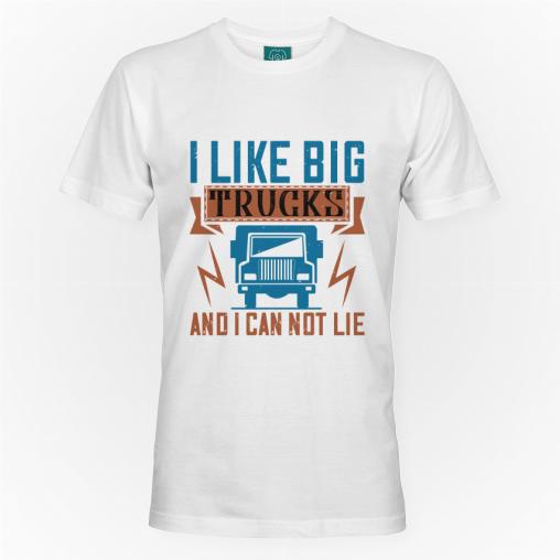 I like big trucks and I can not lie koszulka męska