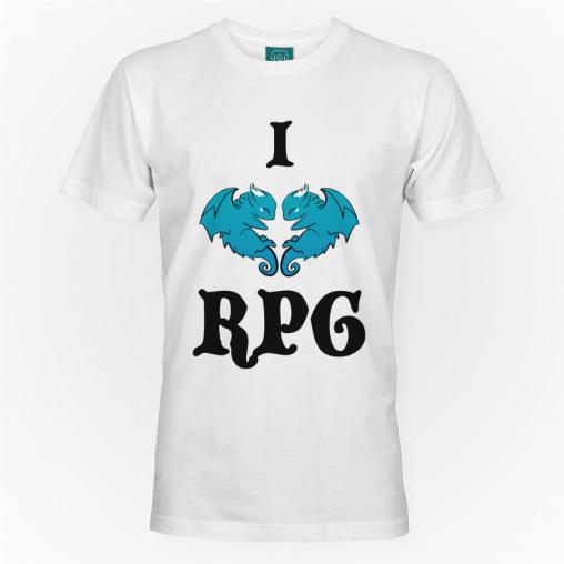 I love RPG koszulka męska