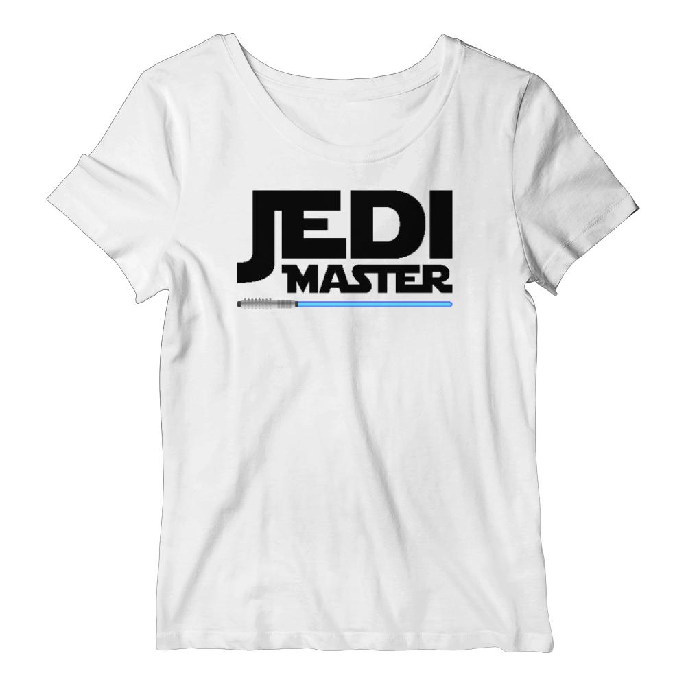 Jedi Master Czarny koszulka damska