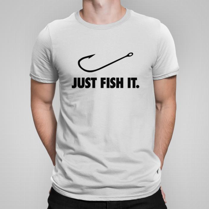 Just fish it czarne koszulka męska