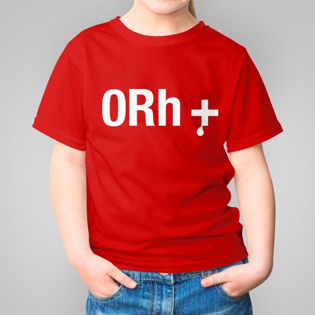 Krew ORh Plus koszulka dziecięca