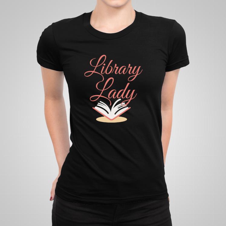 Library lady koszulka damska