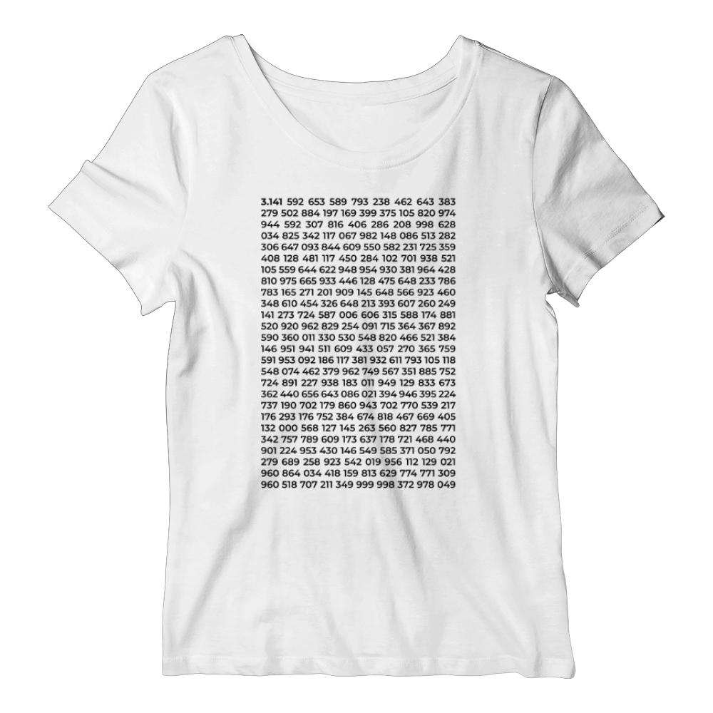 Liczba Pi 3,141 koszulka damska 2.0