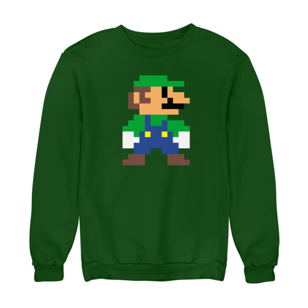 Luigi 1 bluza męska bez kaptura
