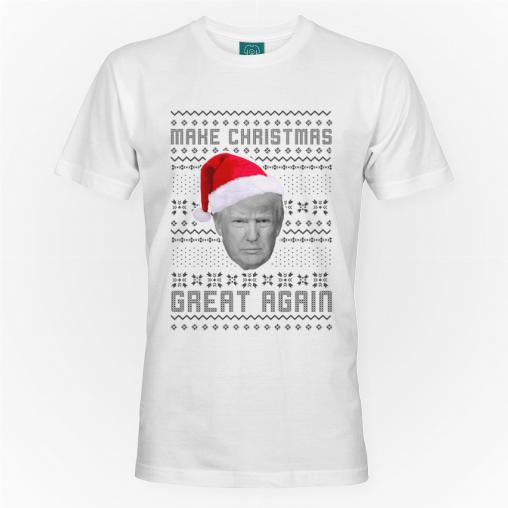 Make Christmas Great Trump koszulka męska