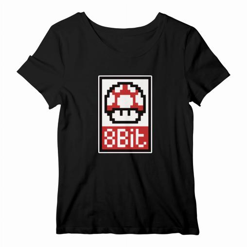 Mario Muschroom 8 BIT koszulka damska 2.0