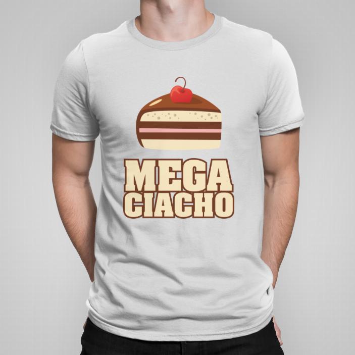 Mega Ciacho koszulka męska kolor biały