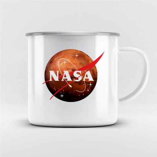 NASA Mars kubek emaliowany