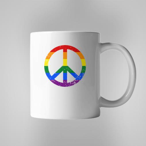 Peace LGBT kubek
