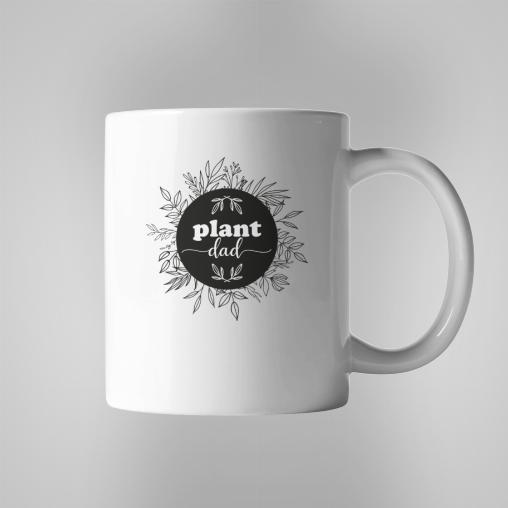 Plant Dad black kubek