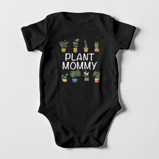 Plant mommy białe body dziecięce