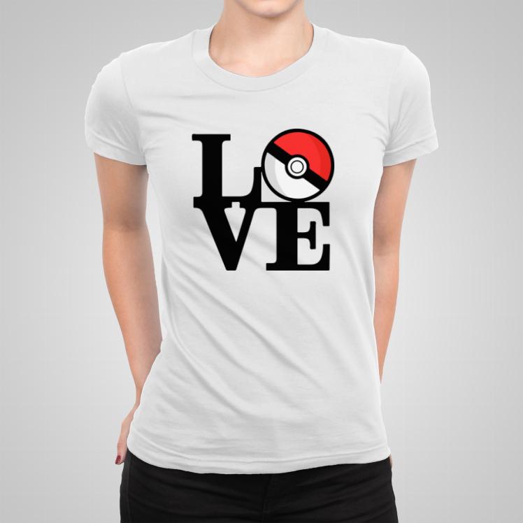 Pokemon Love koszulka damska