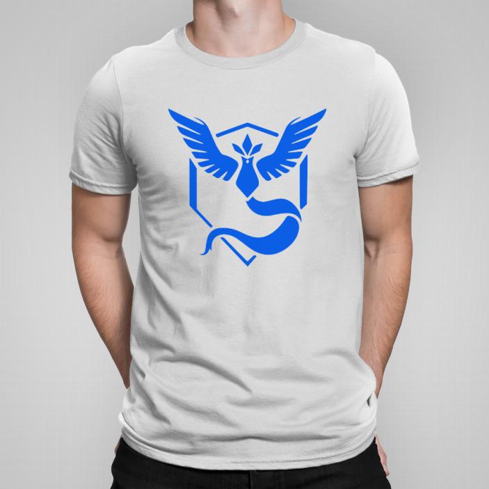 Pokemon Mystic team blue koszulka męska