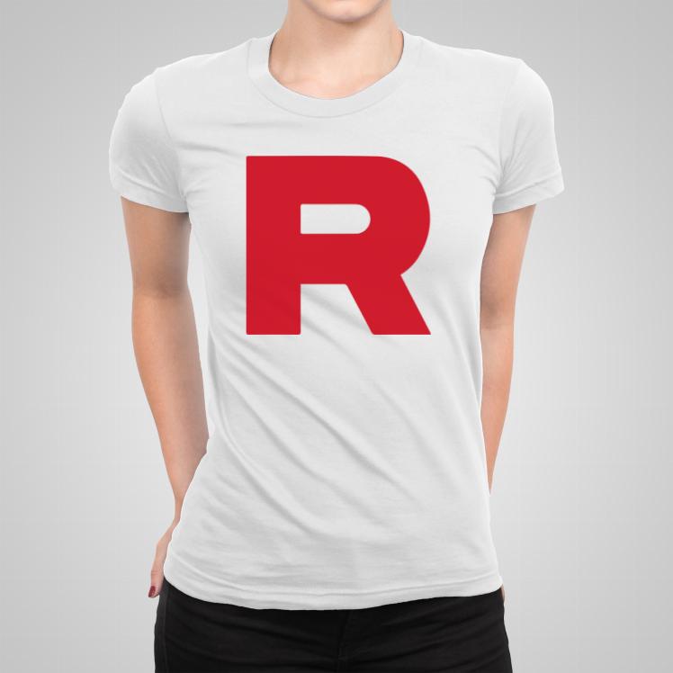 Pokemon Rocket team R koszulka damska
