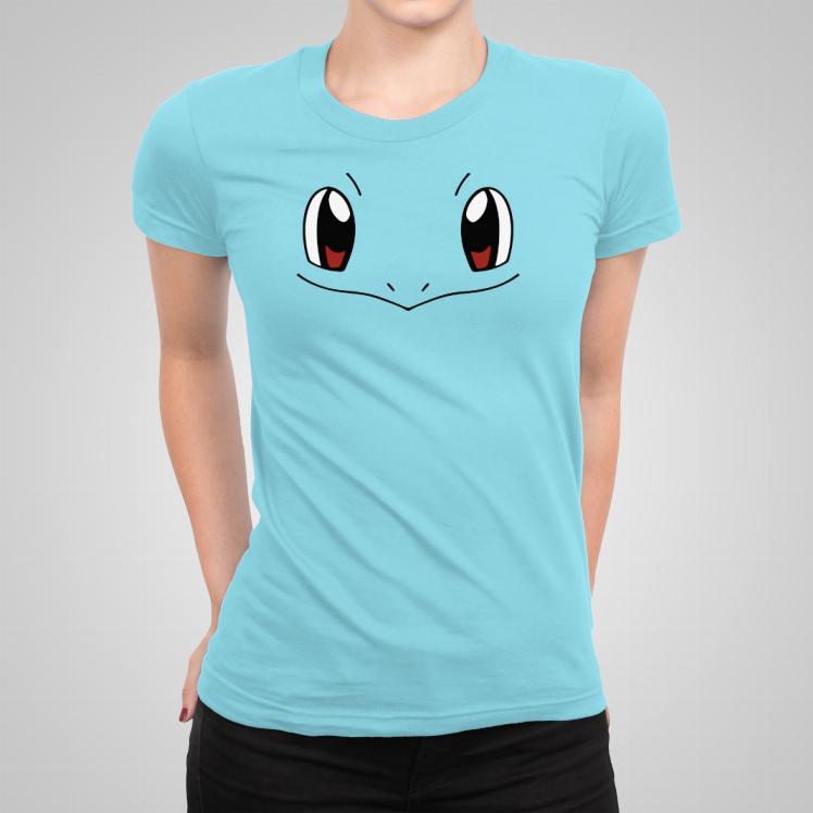 Pokemon Squirtle face koszulka damska