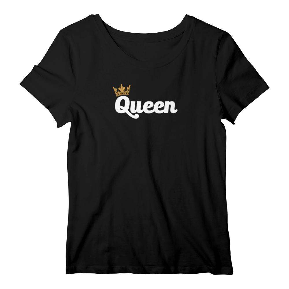 Queen damska ciemna koszulka damska