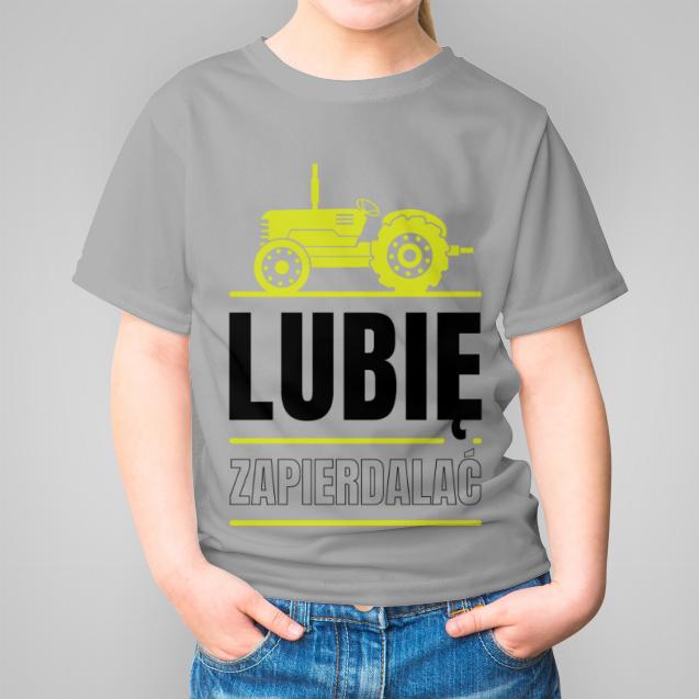 Rolnik traktor lubię zapierdalać 2 koszulka dziecięca