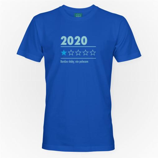 Słaby rok 2020 koszulka męska