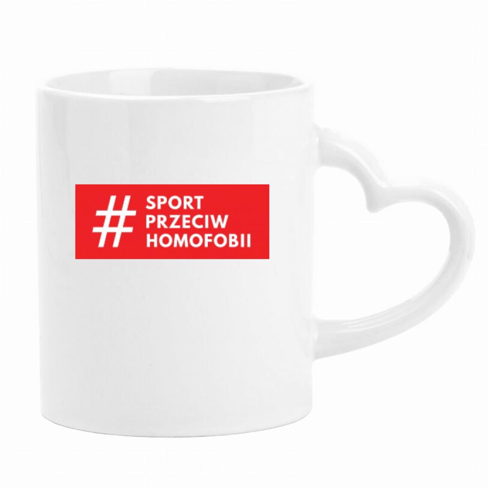 Sport przeciw homofobii kubek walentynkowy