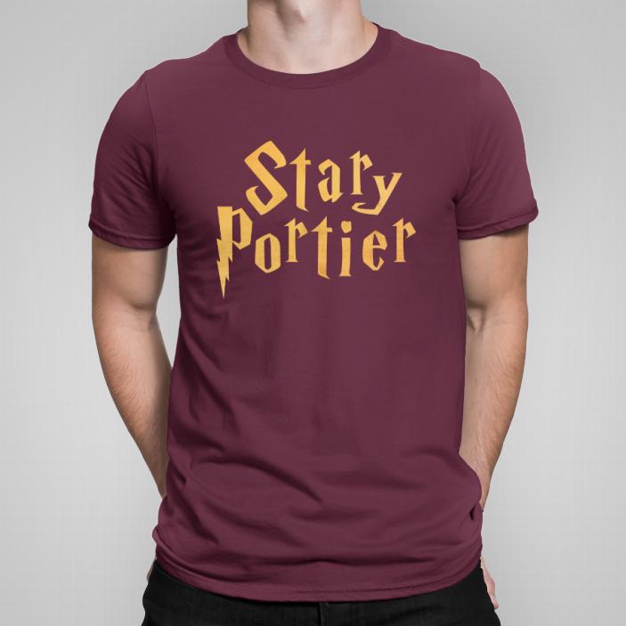 Stary Portier - Harry Potter koszulka męska