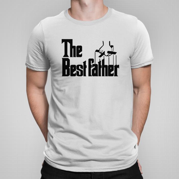 The Best Father czarny koszulka męska