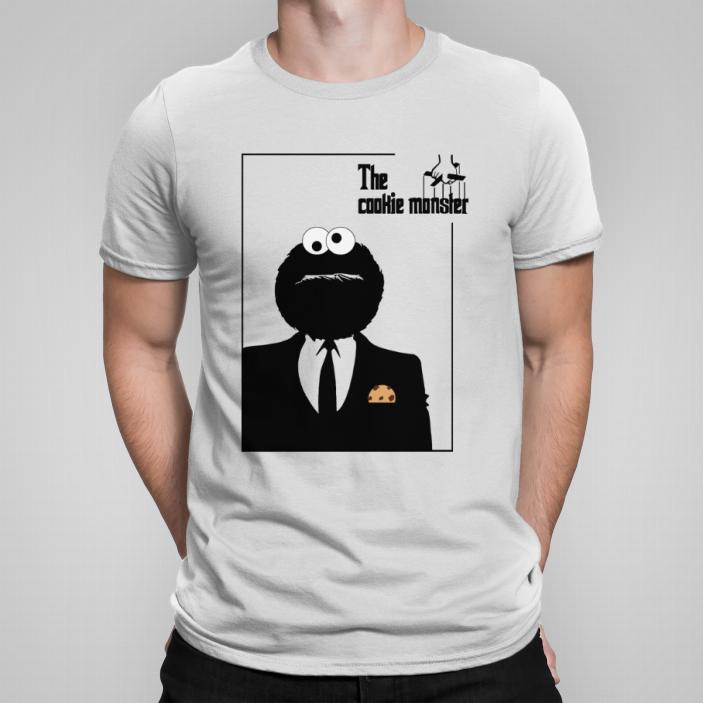 The Cookie Monster czarny koszulka męska