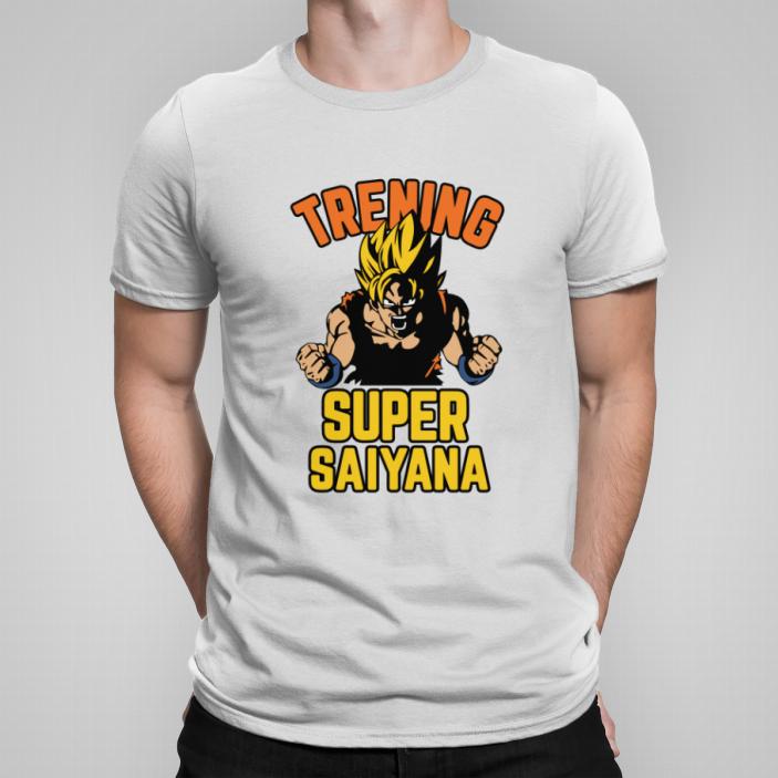 Trening Super Saiyana koszulka męska