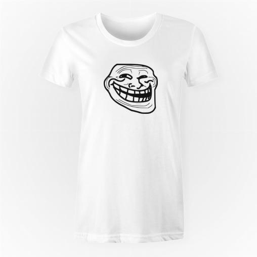 Trollface koszulka damska economy