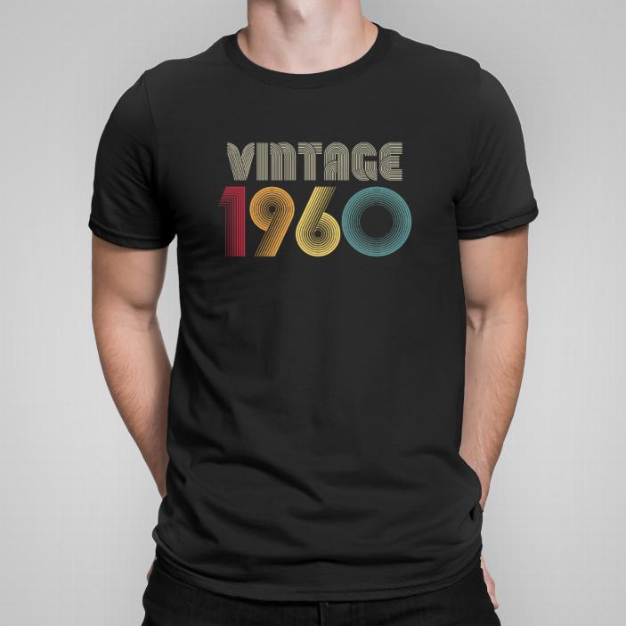 Vintage rok 1960 koszulka męska