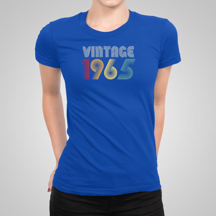 Vintage rok 1965 koszulka damska