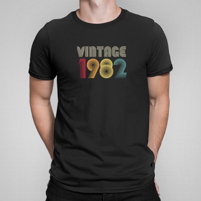 Vintage rok 1982 koszulka męska