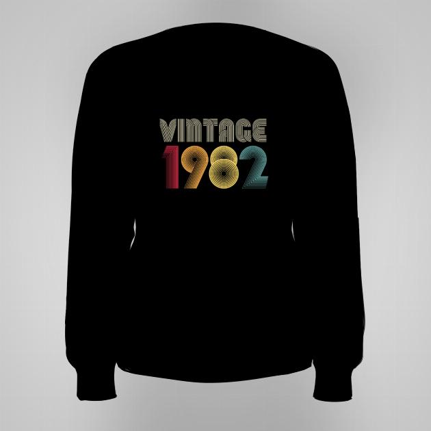 Vintage rok 1982 bluza damska bez kaptura