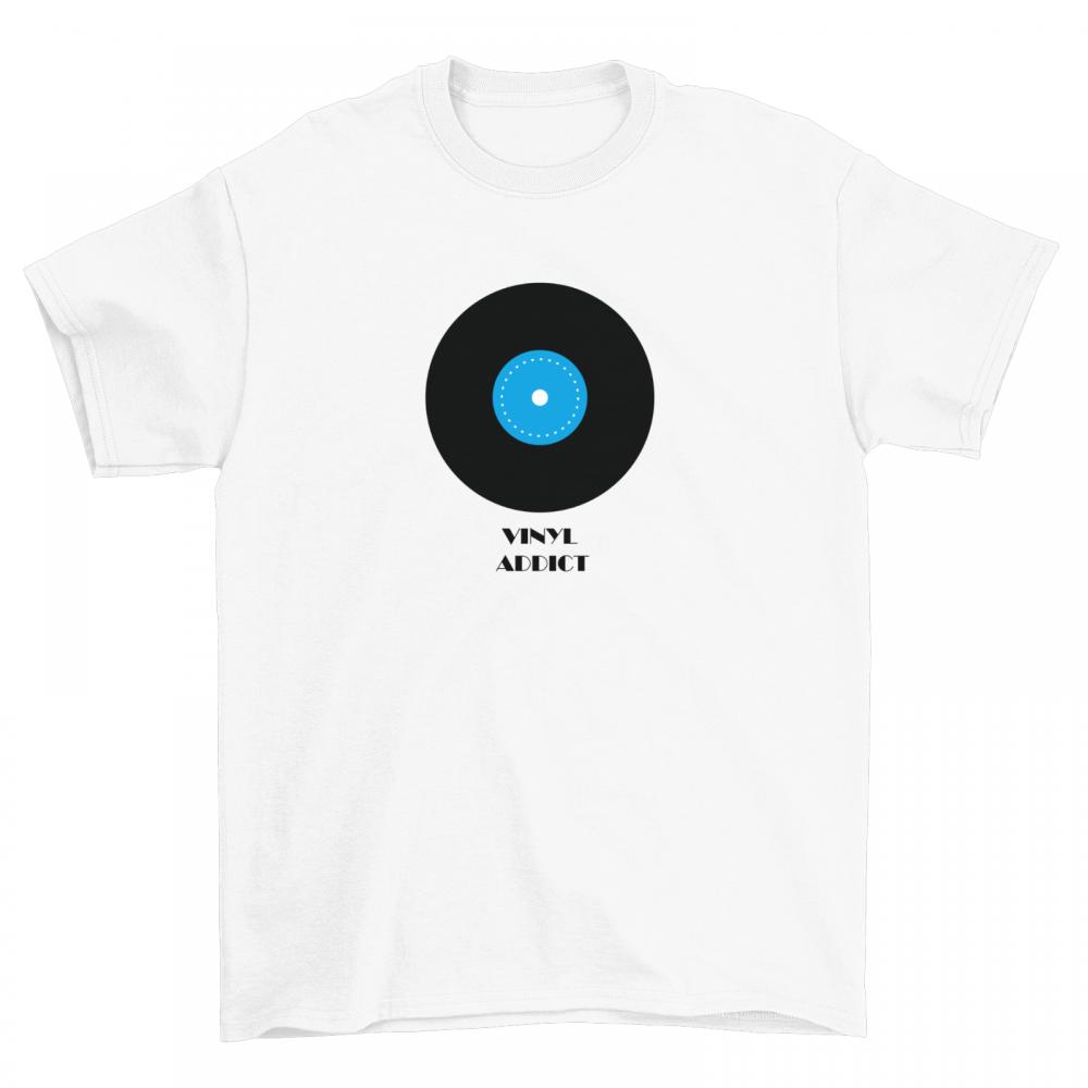 Vinyl Addict Kolor Niebieski koszulka męska