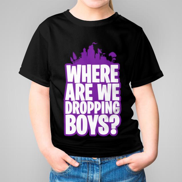 Where are we dropping boys koszulka dziecięca